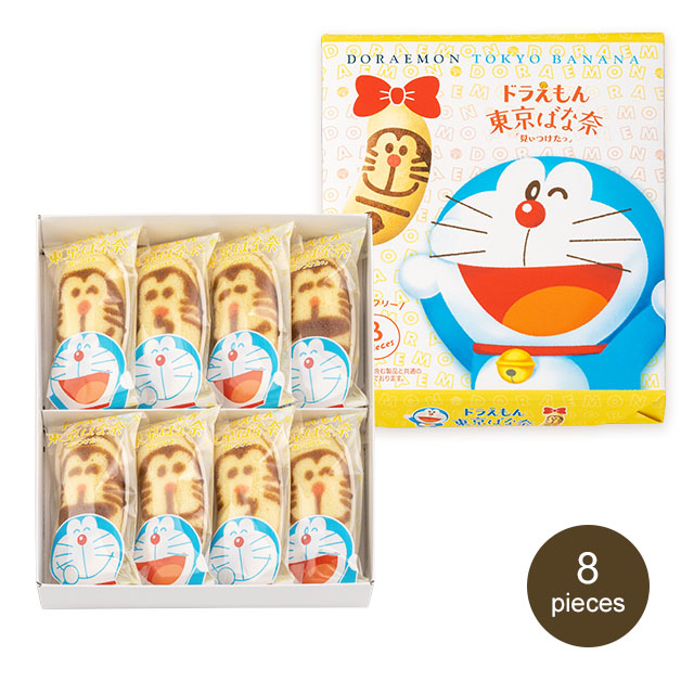 哆啦A夢 東京芭娜娜　東京香蕉蛋糕 香蕉卡士達奶油原味 3