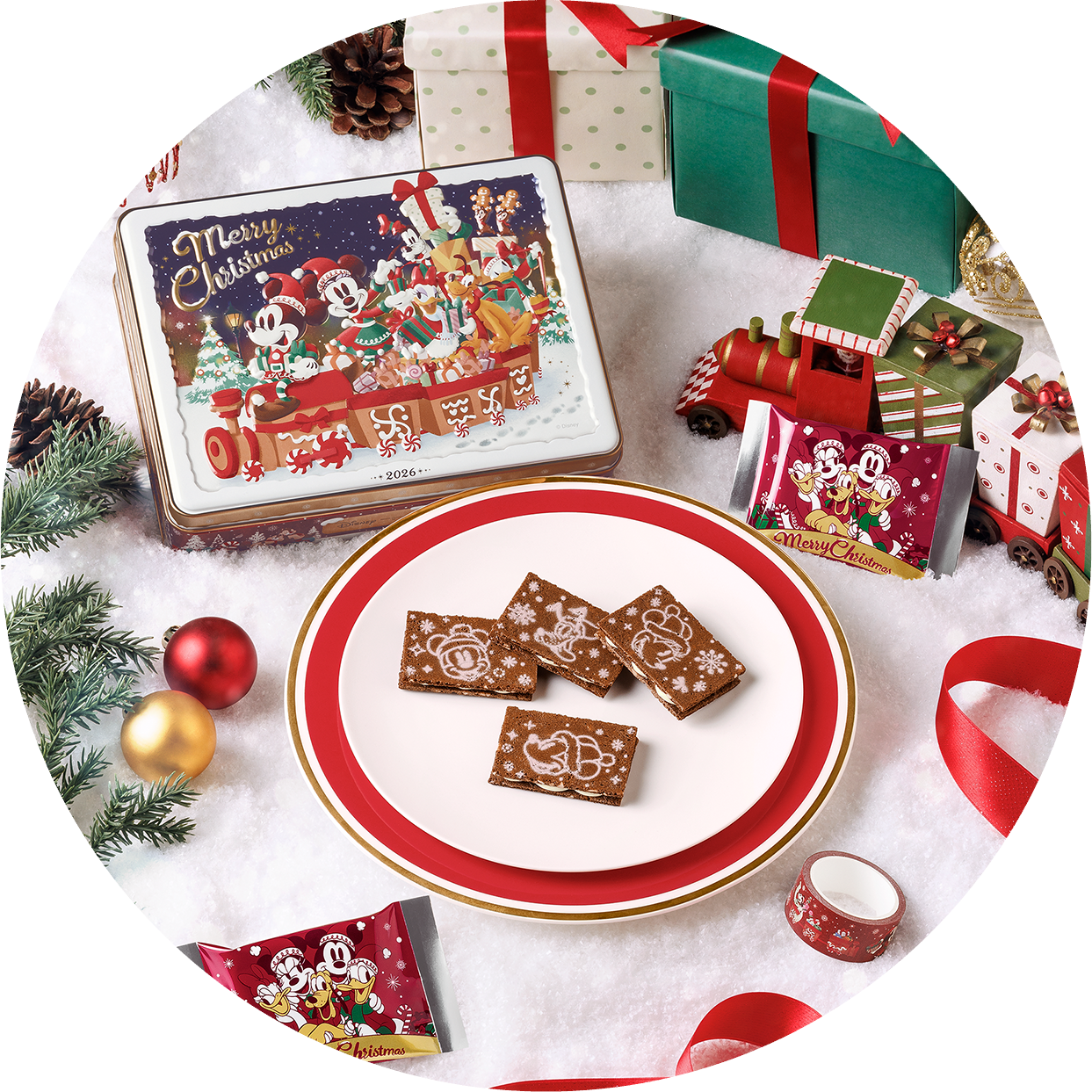 11月1日(日)よりミッキー＆フレンズ＜クリスマス＞/ホワイトチョコレートサンドが新登場！
