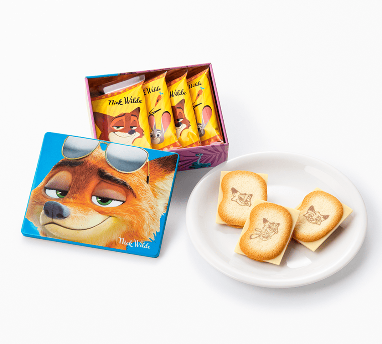 ズートピア/ショコラサンド「見ぃつけたっ」4枚入 パッケージB画像