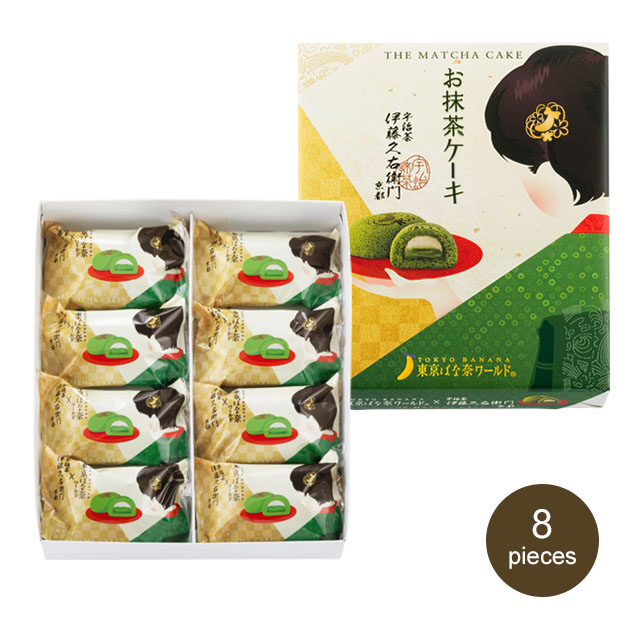 เค้กชาเขียวมัตจะ จาก "โตเกียวบานาน่าเวิลด์" และ "เกียวโต คิวมอน อิโต้ -Itohkyuemon-" 2