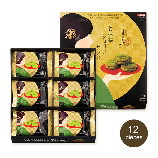 TOKYO BANANA World x KYOTO Itohkyuemon Matcha Chocolate Cookie Sandwich 3