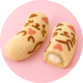 TOKYO BANANA The Calico Cat White Peach & Banana Flavor